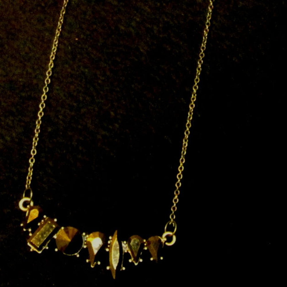 Bronze long necklace